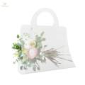 Transparent Flower Gift Florist Packing Bag with Handle Fashion Gift Case Portable. 