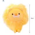 Childrenworld Lion Stuffed Toy Colorful Fluffy Hair Lion Plush Doll Soft Stuffed Animal Pillow for Kids Home Decor Perfect Gift for Girls Birthday Christmas Skin-friendly Lion Plushie. 