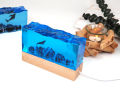 Lamp Holder Crystal Epoxy Resin Mold DIY Mountain Sea Wave Sea Water Surface Mirror Silicone Mold Home Decoration Storage. 