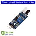 IR Infrared Obstacle Avoidance Sensor Module Black White Barrier Line Track Module IR Infrared Obstacle Avoidance Module IR Transmitter Receiver Low Level Signal Out by Electrica. 