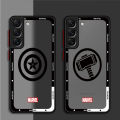 XinXinZ Marvel Hero Logo Case for Samsung Galaxy S9 S23 FE S10 Plus S23 Ultra S22 S21 S20 FE S24 Plus S21 Note 20 TPU Armor Cover. 