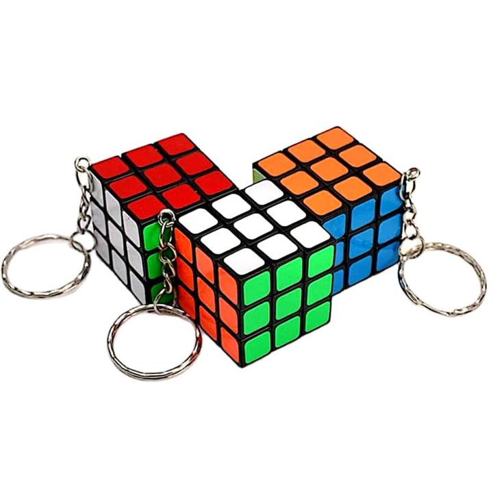 Rubiks Cube 3x3 Stickers Small Key Chain cheap Quality