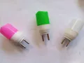 3 pieces SMD led Zero bulb, alternative to Zero watt bulb multicolor flower shape and two pin plug bulb, Night Bulb - Décor Lighting Light Bulbs. 