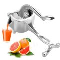 Manual Juicer, Fruit Press Juicer Made Of Heavy Duty Aluminum Alloy For Oranges, Lemon, Water Melon, Pomegranate, Silver Colour. 