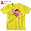 Dora Fine Jersey Printed Tshirt for kids ,Boys and Girls. 