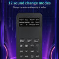 Voice Changer Microphone Mini Sound Card 12 Sound Change Modes for Phone Computer PC Game Machine brand new and high quality hot sell. 