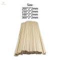 100Pcs Unfinished Wood Sticks Woodcrafts for Crafts Model Building Supplies 200cm. 