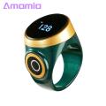 Smart Ring Counter Clicker Waterproof Digital Tally Counter Ring with Time Reminder Rechargeable Finger Counter for Easy Tracking Adjustable Smart Design Electronic Counter Clicker. 
