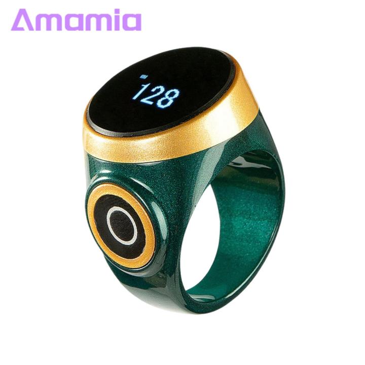 Smart Ring Counter Clicker Waterproof Digital Tally Counter Ring with Time Reminder Rechargeable Finger Counter for Easy Tracking Adjustable Smart Design Electronic Counter Clicker