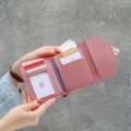 Women Purse Small Candy Color Short Leather Heart Wallet Luxury Brand Famous Mini Female Fashion Wallets Credit Card Holder. 