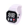 Children Smart Watch Kids Watch Wristwatch Boy Girls Sport LED Simple Color Silicone Strap Kids Watches Student Gift. 