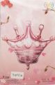 ROSE GOLD CROWN FOIL BALLOON IN BIG SIZE ( 100 CM X 90 CM ). 