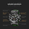 STRYVE Sports Electronic Luminous Colorful Waterproof Multifunctional Student Men's Fashion Watch LY212. 