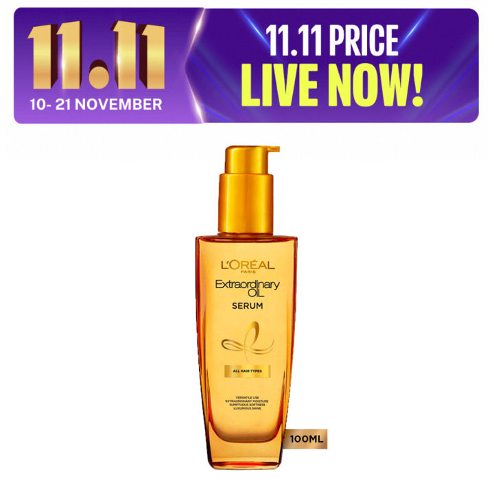 L'Oreal Paris - LOreal Elvive Extraordinary Oil Hair Serum 100 ML For All Types