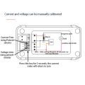 KEWEISI DC 0-200V Voltmeter Ammeter KWS Power Energy Meter LED Digital DC Wattmeter Electric Meter,10A. 