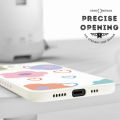 ZeroQiQi for Realme C17 Case Lovely Printing Petal Love Phone Cover Soft Anti Drop Full Cover Camera Protection Case. 