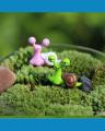 Cute Cartoon Snail Miniature Decor Fairy Garden. 