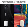 New_Apple AirPods Pro 2rd generation Active Noise Cancellation Earphone Wireless Bluetooth 5.0 Headphone IPX4 Transpare with_popup on_iPhone (no buzzer and volume control). 