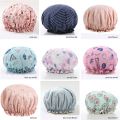 【Happytree】 Thick 1Pcs Waterproof Bath Hat Double Layer Shower Hair Cover Women Supplies Shower Cap Bathroom Accessories. 