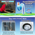 Packs of 12 Sani Drain Sticks Cleaning Rod Drain Cleaner | Sink Cleaner | Decontamination Drain Clog Dissolver. 