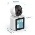 Video Calling Smart WiFi Camera with Screen | Two-Way Video Calling | Full HD Resolution | Wide Angle View | Human Detection | App Control | One-Button Call | PTZ Control. 