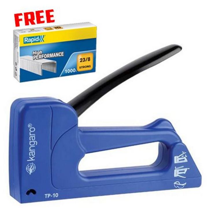 Tracker Wood Stapler 3 In 1 Heavy Duty Wood Stapler Machine