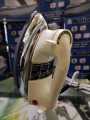 Inverter iron 400 watt 2.2amp energy consumption, 1 year warranty, heavy weight dry iron. 