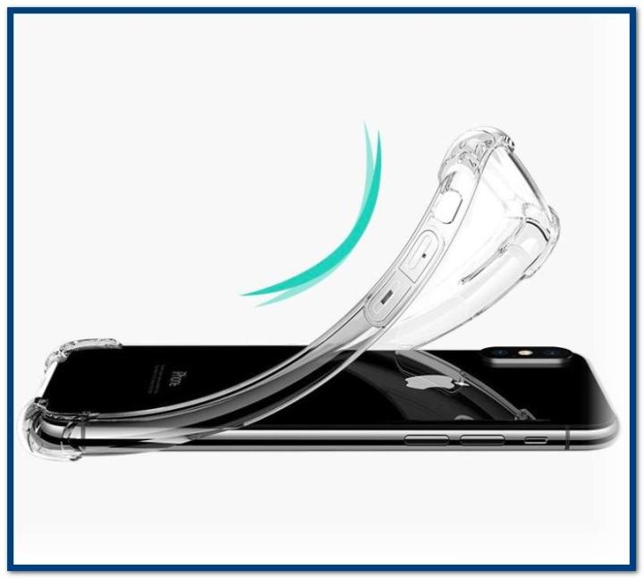For%20iPhone%20X%20/XS%20Airbag%20Case%20Clear%20Acrylic%20Shockproof%20Transparent%20Silicone%20TPU%20Back%20Case%20-%20Image%209