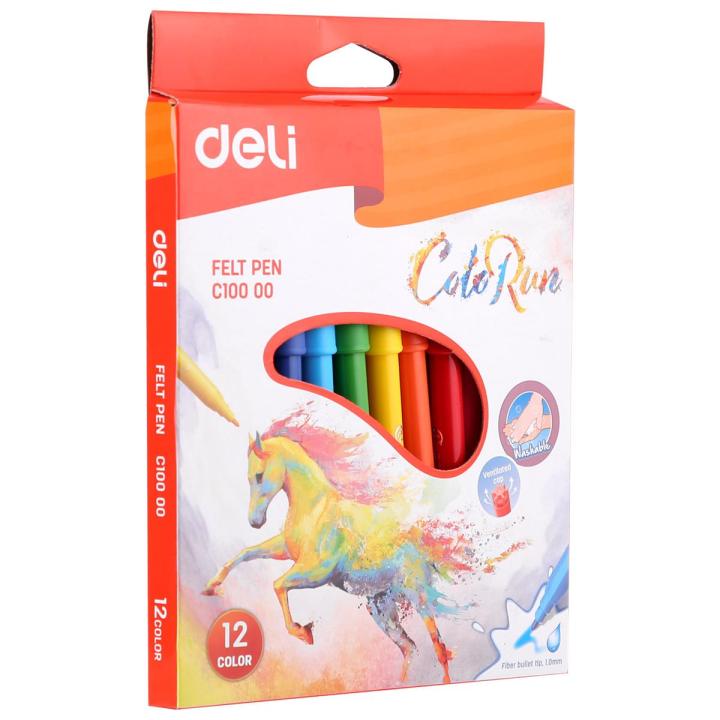 Felt Pen ColoRun 12 Colors Set (C10000 )