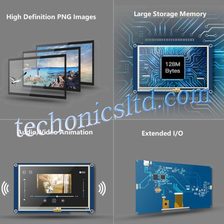 TJC%20HD%204.3%20inch%20Resistive%20HMI%20TFT%20LCD/%20Serial%20display-%20TJC4827X543_011R%20-%20Image%203