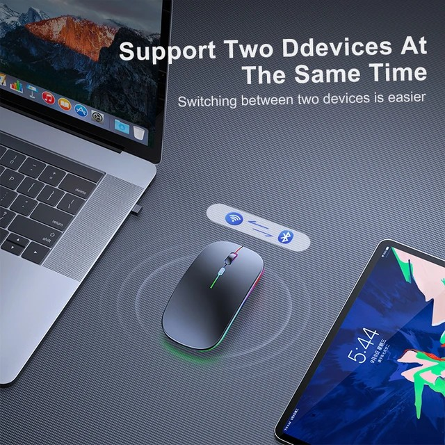 Ultra%20Slim%20Dual%20Mode%205.1%20Bluetooth%20mouse%20Rechargeable%20Battery%20Gaming%20RGB%20USB%20Wireless%20Optical%20Mouse%20With%20Silent%20Clicks%20Black%202.4G%20Backlit%20Mice%20-%20%20Plug%20and%20Play%20-%20Image%202