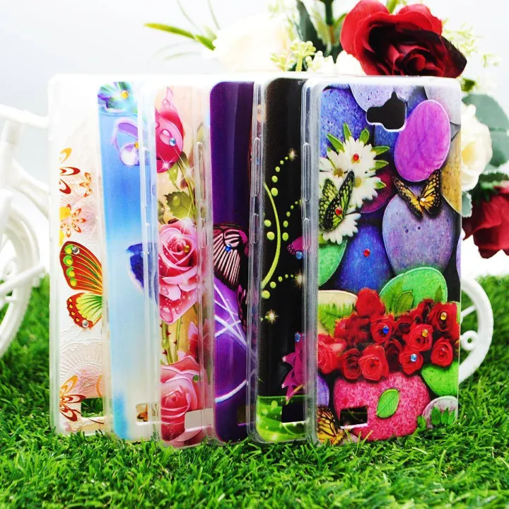 Huawei%20Honor%203C%20Back%20Cover%20Multicolour%20Flowers%20Diamond%20Case%20For%20Honor%203C%20-%20Image%203