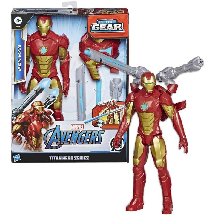 Hasbro: MARVEL TITAN HERO SERIES: BLAST GEAR IRON MAN (E7380)