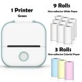 Phomemo T02 Mini Thermal Printer Wireless Mini Pocket Printer, Adhesive Sticker Printer for DIY, Journal, Student Birthday Gift. 