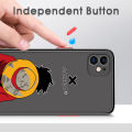 UCUC for Redmi Note 9 Back Cover Back Shadow Luffy Frosted Transparent Hard Phone Case Thin Shockproof Full Cover Camera Protect Case. 