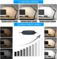 ENRG LED Bar Desk Lamp Swing Arm Desk Light With Clamp 3 Lighting 10 Brightness Eye Caring Modes Reading Desk Lamps for Home Office 360°Spin Video Shooting Youtube Tiktok Instagram. 