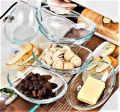 Pack of Two--High Quality Imported Small Boat Shaped Glass Bowl (For Spices, Dip, Sauce, Salt, Pepper, Cooking +Baking, Sweets. 