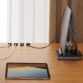 6pcs Magnetic Cable Clips - Adhesive Wire Keeper and Cable Holder for Home and Office Desk Management, Convenient Cord Organizer for Tidy Workspace. 