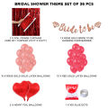 Bride To Be Card Banner Theme Collection Set, Bride Shower, Latex Balloons, Foil Curtain Backdrops, Heart Foil Balloons, Glue Dots Easy to Decorate Set for Bridal Shower Banners Themes For Friend OR Sister Team Bride Brides Maids Miss To Mrs Lkq47nWf. 
