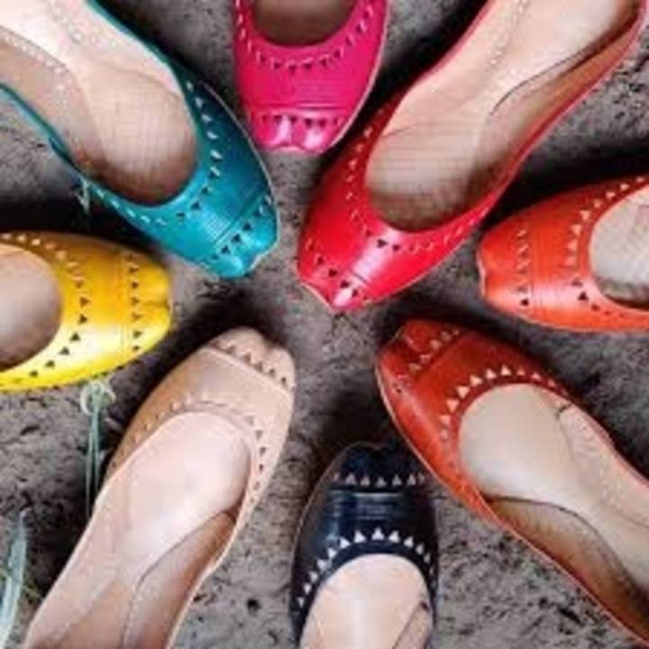 Cutwork pure leather handmade khussa for girls
