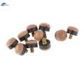 10 Pieces Billiards Cue Tip Repair Indoor Game Snooker Pool Cue Tip Pool Cue Tips for Snooker 13MM. 