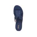 Bata Comfortina - Women Blue Chapal For Women - Shoes For Women. 