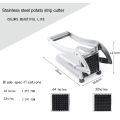 Stainless Steel French Fries Potato Cutter Slicer Potato Chips Making Machine. 
