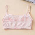 Elementary school students wear underwear thirteen-year-old little girl vest tube top just developing girls bra. 