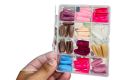 576/288/144/96 Colorful Artifical Nails Acrylic Full Cover Nail Premium Fake Nails Set for Girls. 