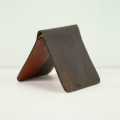 Mens genuine leather handmade wallet. 