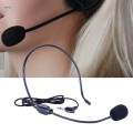 Wired Microphone Headset Head Mounted Headworn Multi Use Head Wear Mic for Video Recording Singing. 