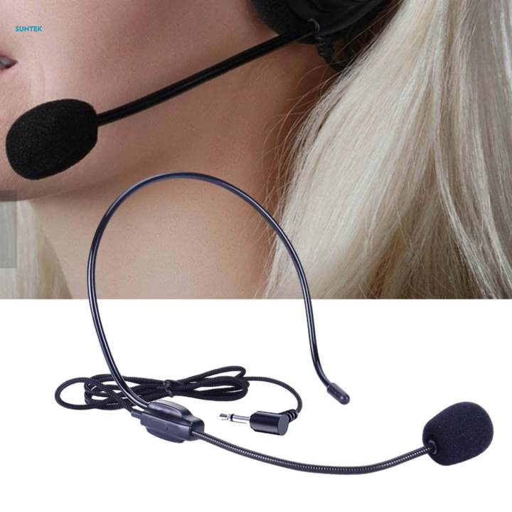 Wired%20Microphone%20Headset%20Head%20Mounted%20Headworn%20Multi%20Use%20Head%20Wear%20Mic%20for%20Video%20Recording%20Singing%20-%20Image%204