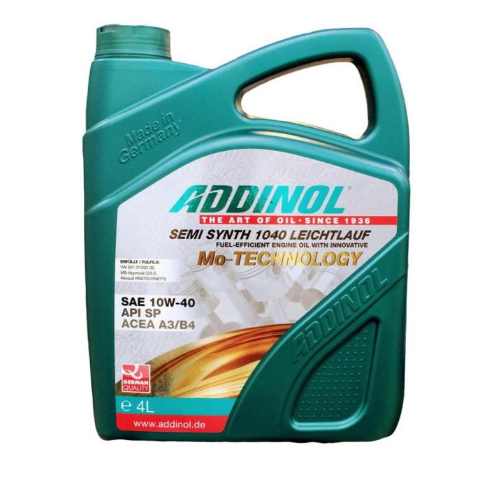 ADDINOL SEMI SYNTH 10W-40 LEICHTLAUF ( Mo-TECHNOLOGY) 4 liter