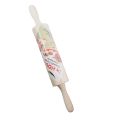 Pure wooden heavy weight rolling belan without chakla with rust profe meterial in cream wooden colour. 